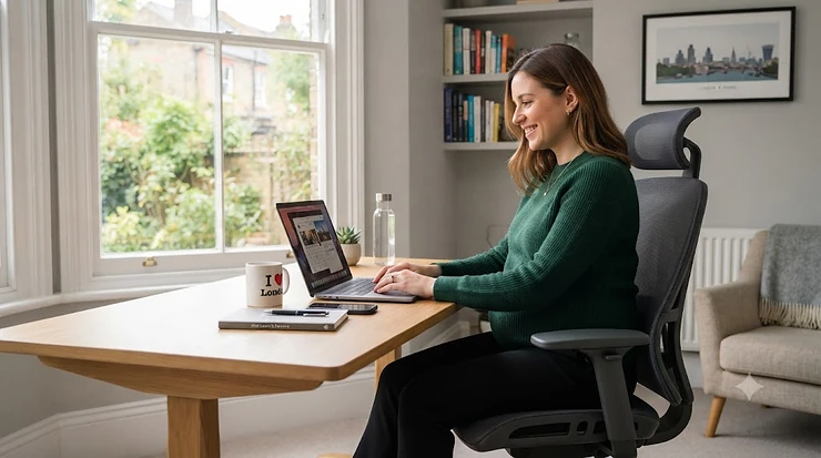 Ergonomic maternity office chair providing lumbar support for pregnant women at work. maternity office chair