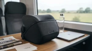 Portable neck support pillow for office chair and hybrid working setups